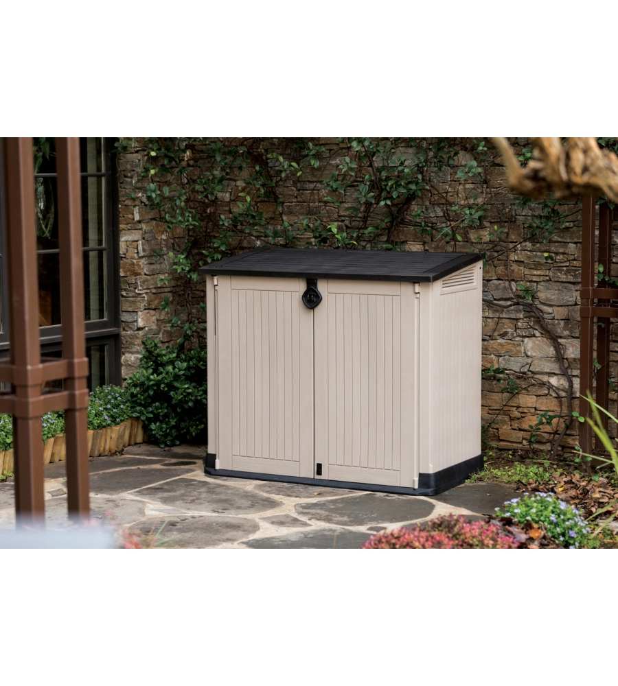 PORTATTREZZI MULTIUSO KETER "STORE IT OUT MIDI" IN RESINA BEIGE 132X71,5X113,5 CM