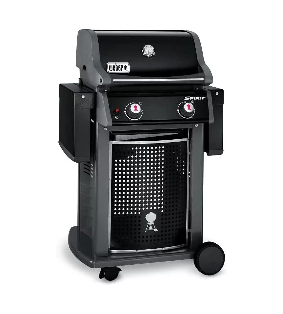 BARBECUE A GAS WEBER 2 FUOCHI SPIRIT CLASSIC E-210 NERO CON GRIGLIA IN GHISA WEBER IN OMAGGIO - 46010029