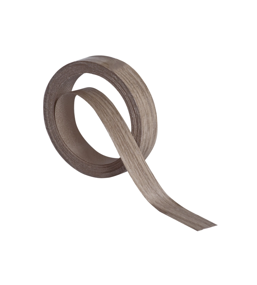 BORDO PREINCOLLATO COLORE ROVERE GRIGIO 19 X 5000 MM