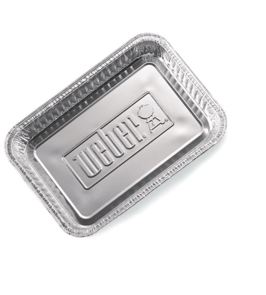 VASCHETTA DI RACCOLTA PER BARBECUE WEBER IN ALLUMINIO 15X22X3,6 CM