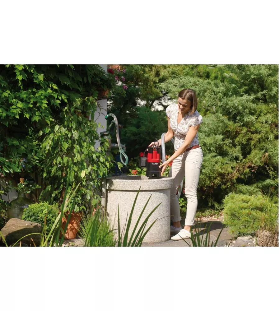 POMPA ELETTRICA AL-KO CLASSIC "SUB 6500" - SOMMERSA PER ACQUE CHIARE DA 250 WATT - 112820.