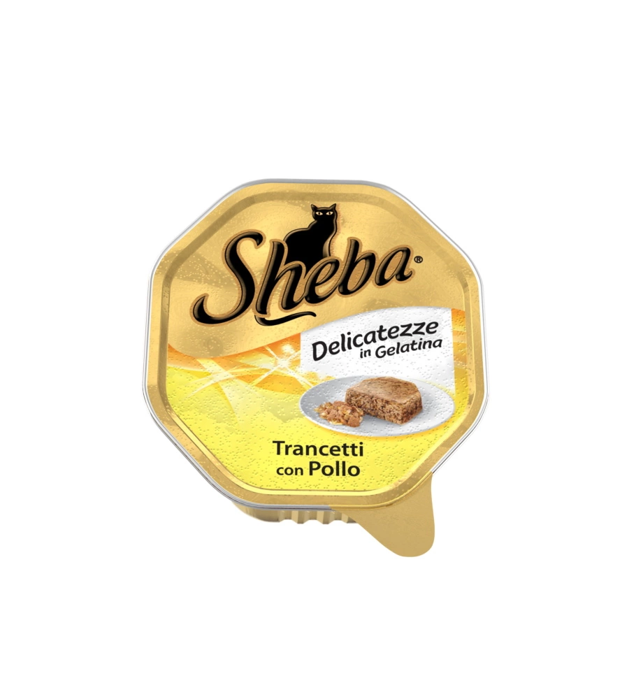 SHEBA DELICATEZZA IN GELATINA CON POLLO 85 GR.