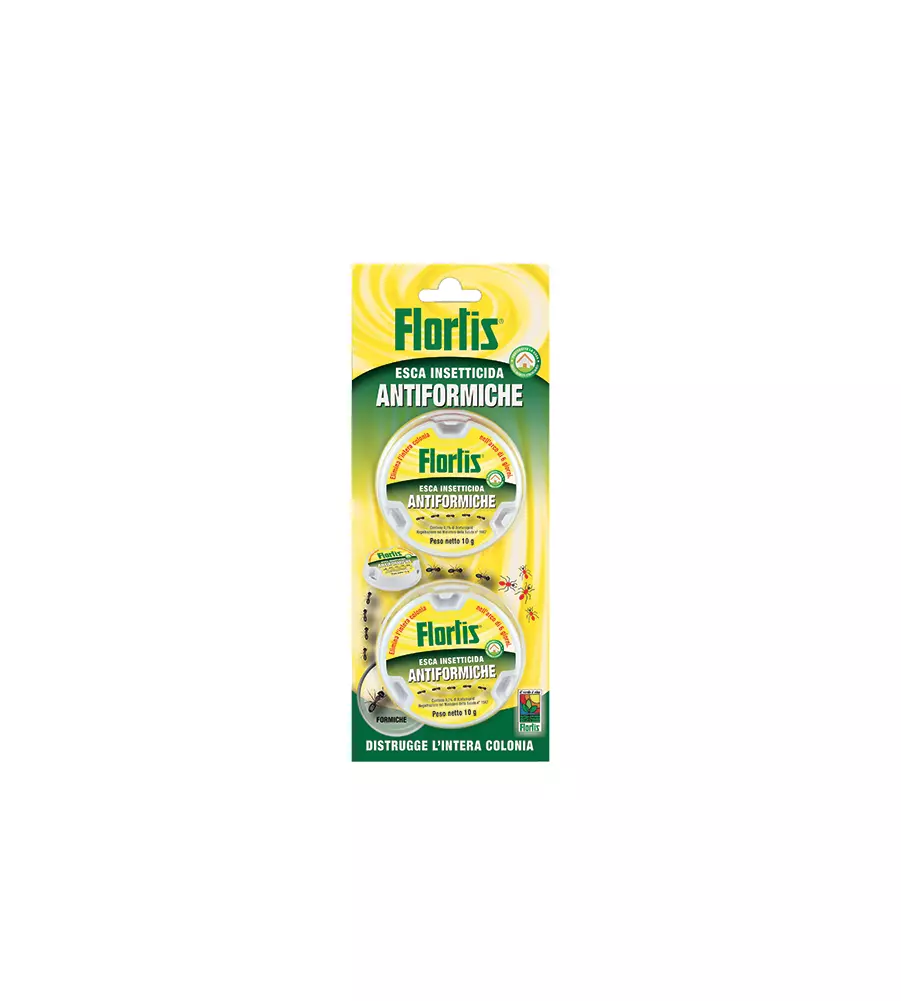 ESCA ANTIFORMICHE IN GEL FLORTIS, 2 PEZZI
