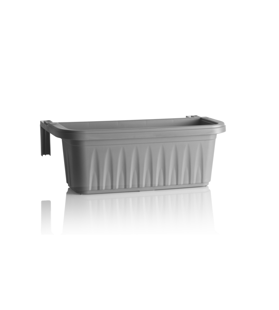 FIORIERA DA BALCONE BAMA "RONDINE" GRIGIO 50 CM