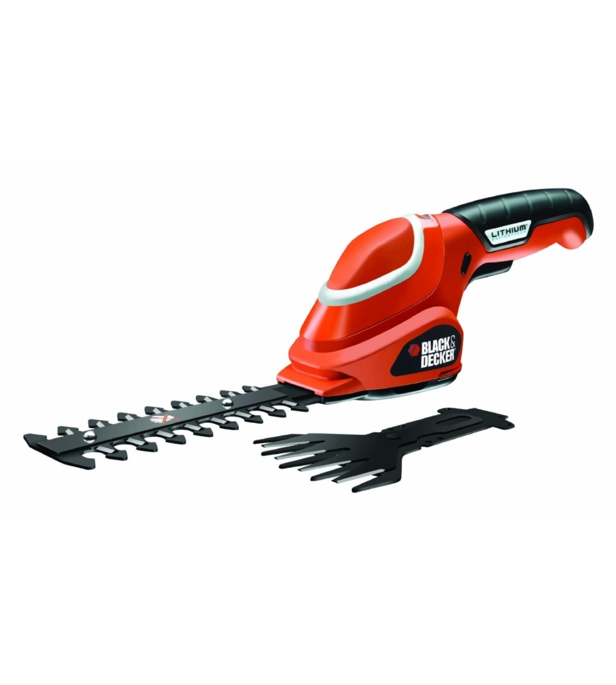 KIT CESOIA SFOLTIRAMI A BATTERIA BLACK&DECKER "GSL700KIT-QW" LAMA 15 CM 7V 1,2 AH