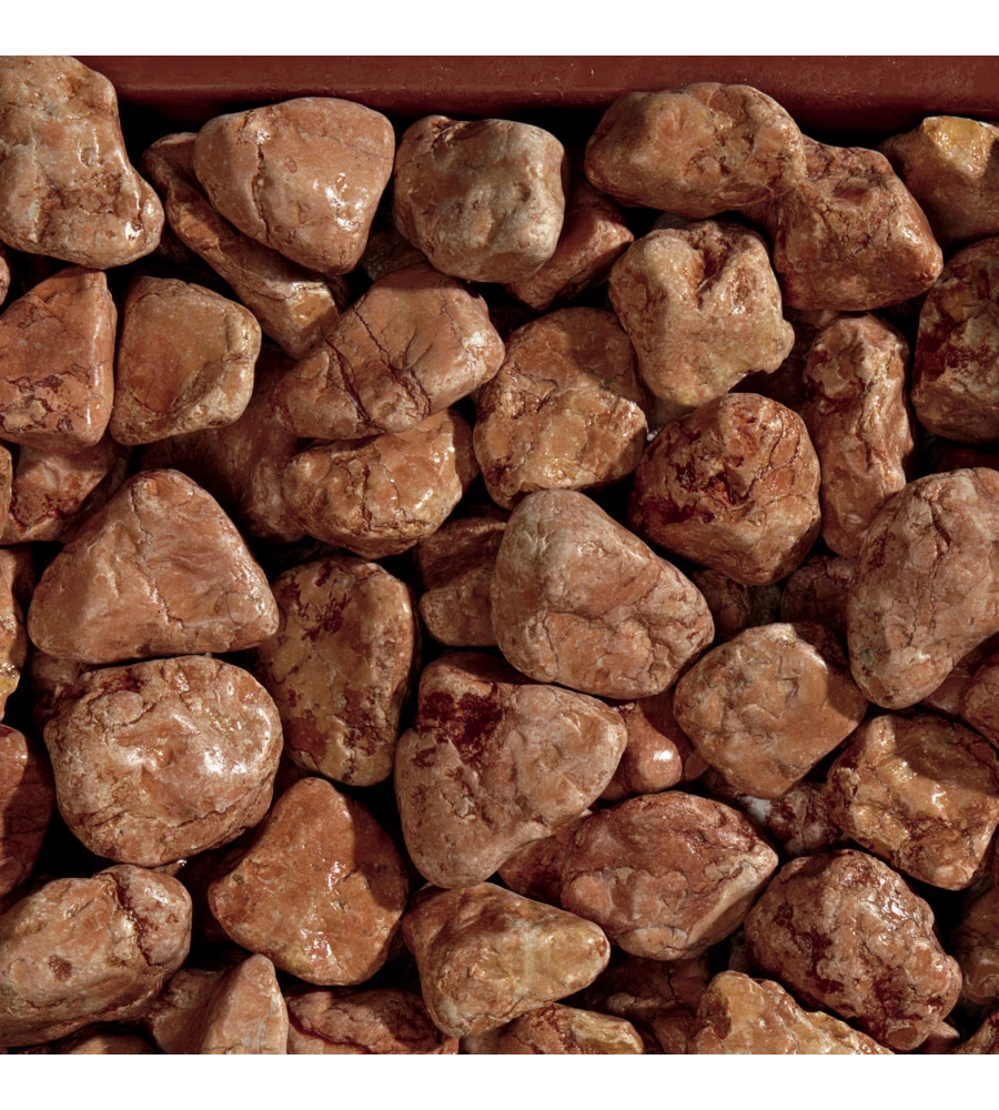 CIOTTOLO DA ESTERNO ROSSO VERONA 40/60 MM, 20KG.