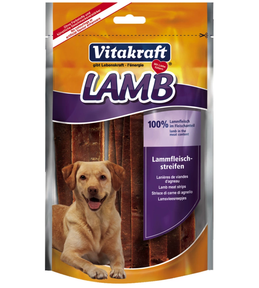 LAMB STRISCE CON CARNE DI AGNELLO 80 GR. - VITAKRAFT