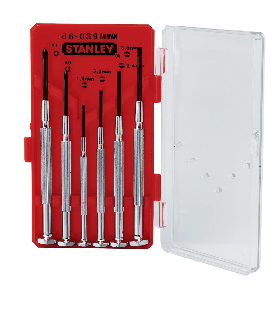 SET GIRAVITI PER ELETTRONICA, 6 PEZZI - STANLEY