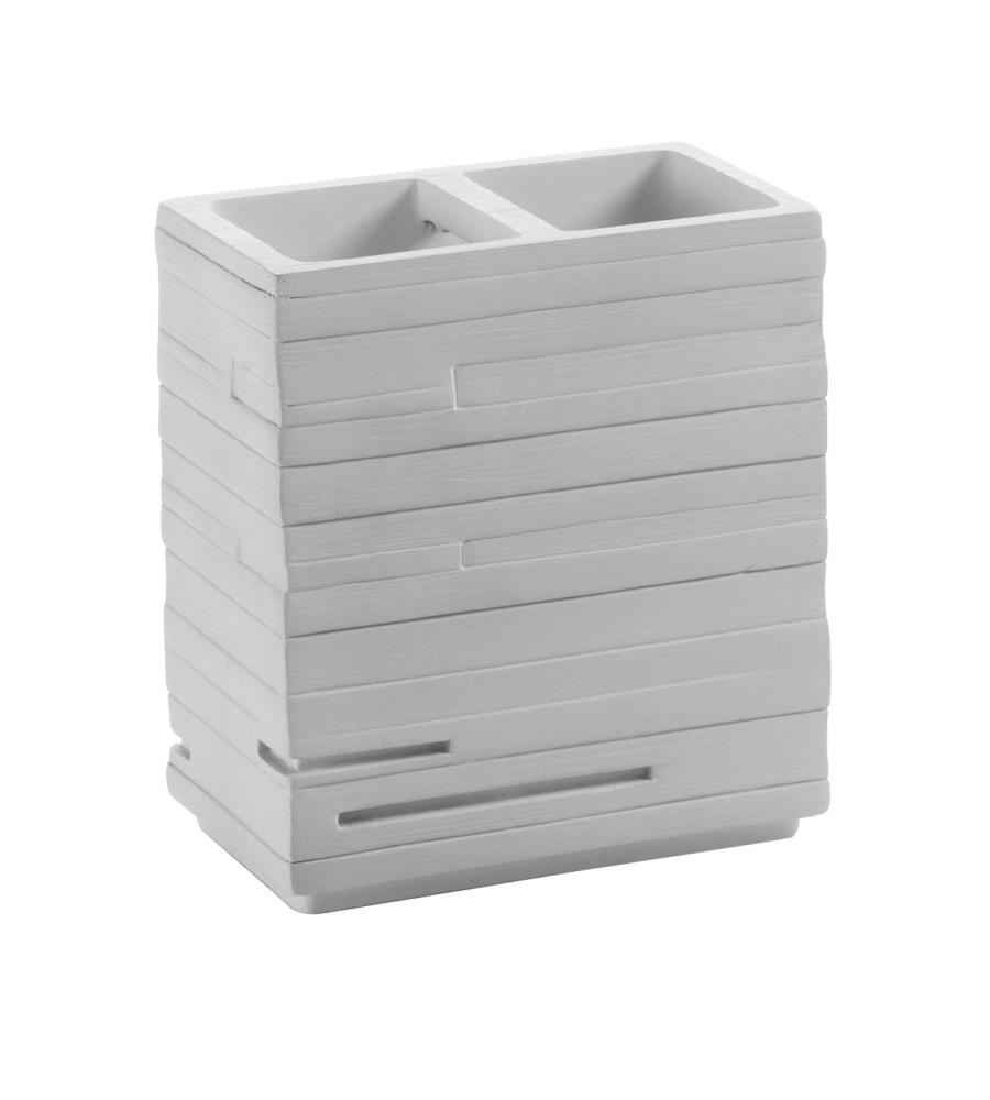 PORTA SPAZZOLINO QUADROTTO BIANCO