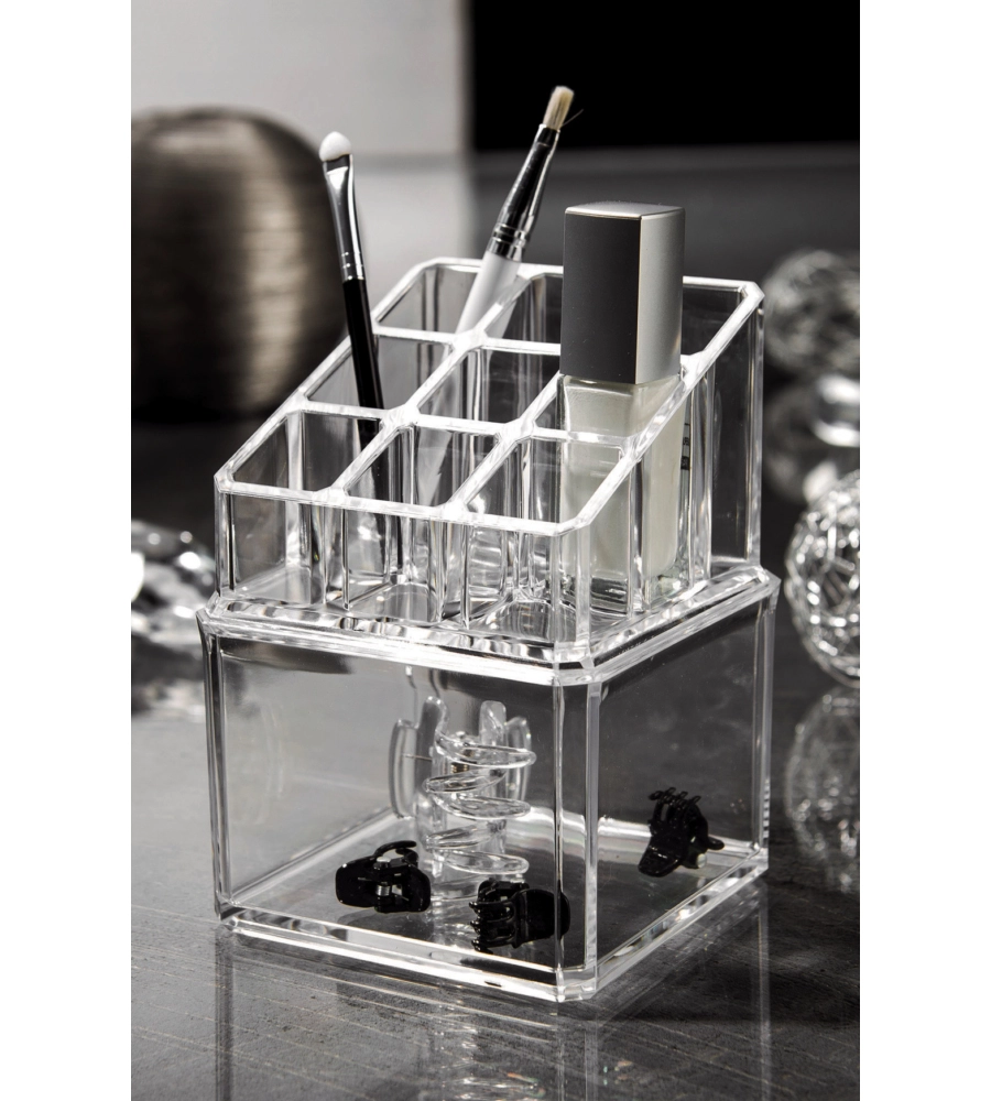 VASCHETTA QUADR.CON MIN ORGANIZER 9.2X9.2X13