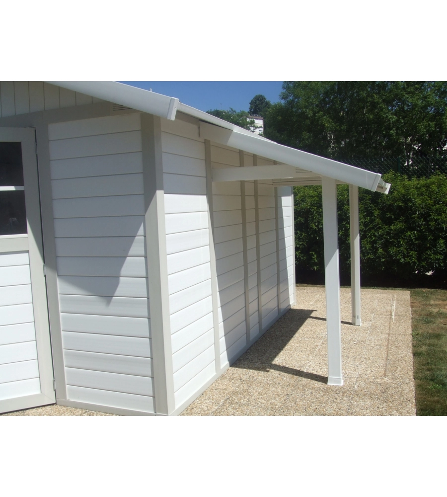 TETTOIA LATERALE GROSFILLEX IN PVC PER ABITAZIONI E CASETTE DECO E UTILITY DA 7,5 E 11 M² - COD. 22500136