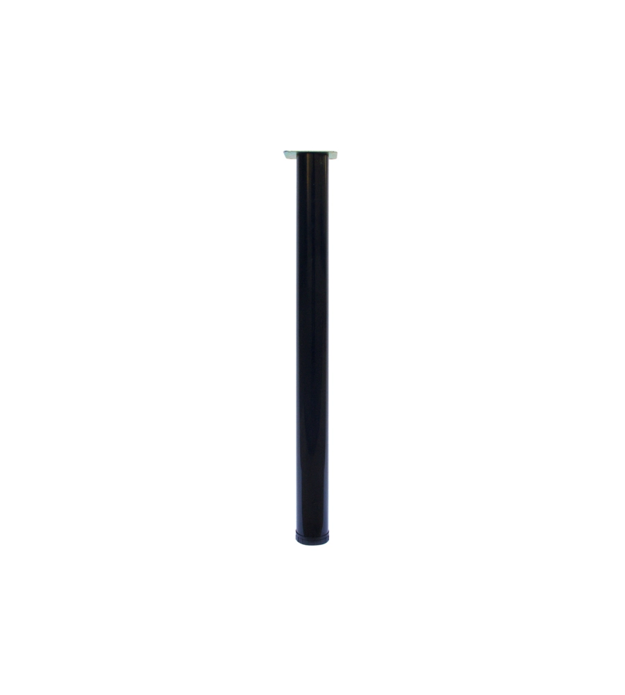 GAMBA TAVOLO TONDA Ø 60 - H.710 MM. NERO