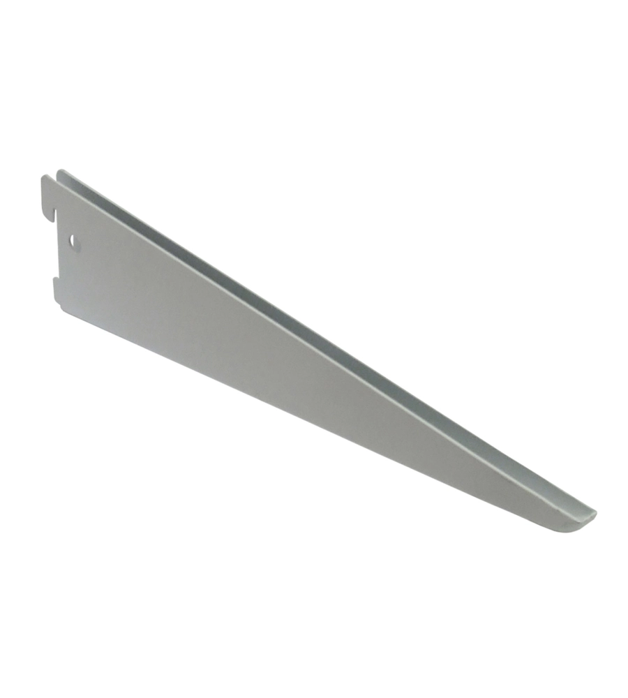 REGGIMENSOLA AD "U" - 37 CM. - ALLUMINIO GRIGIO METALLIZZATO