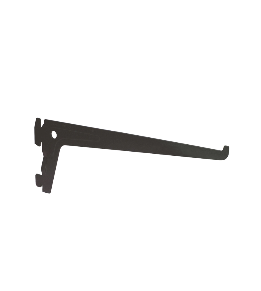 REGGIMENSOLA A 2 GANCI - 20 CM. - NERO