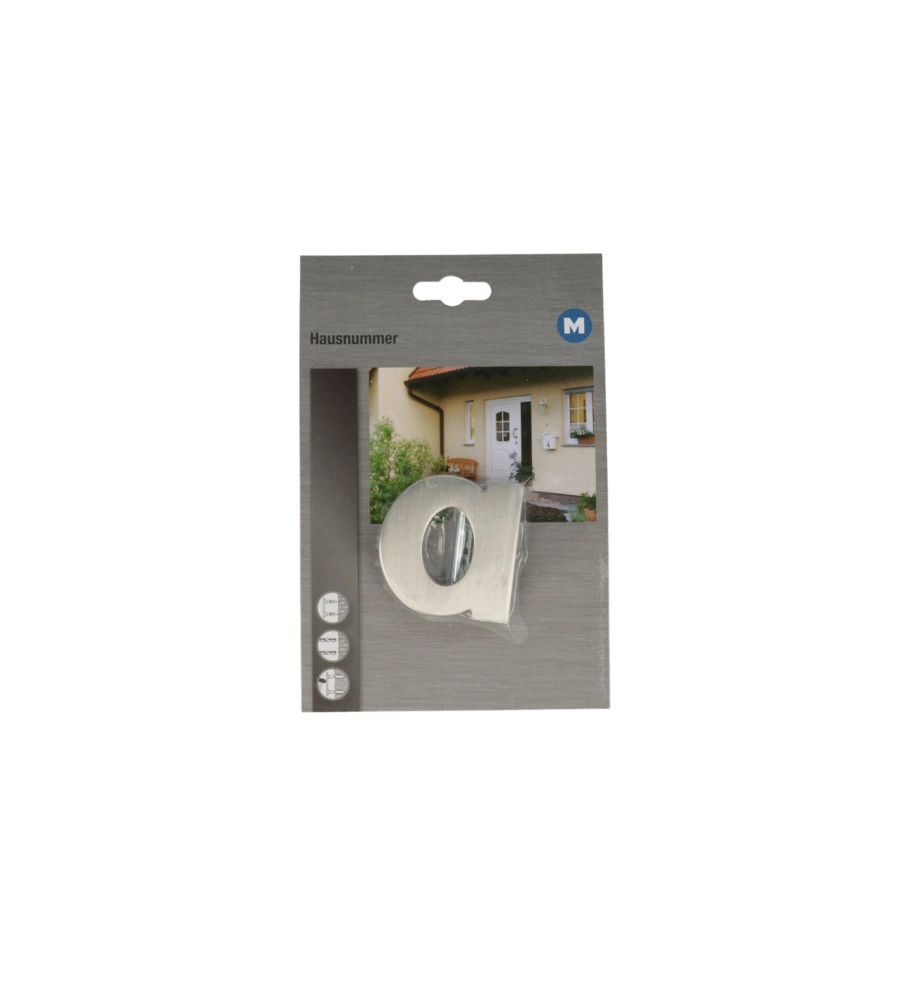LETTERA CIVICA "A" IN ACCIAIO INOX