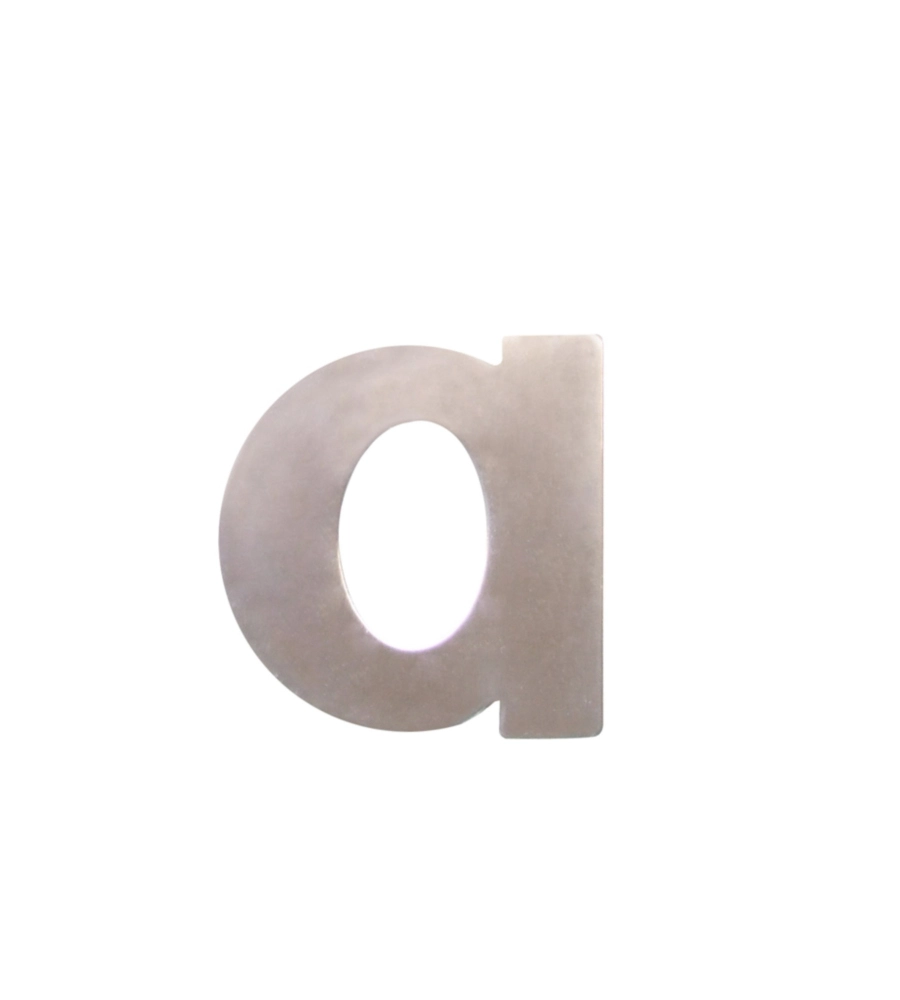 LETTERA CIVICA "A" IN ACCIAIO INOX