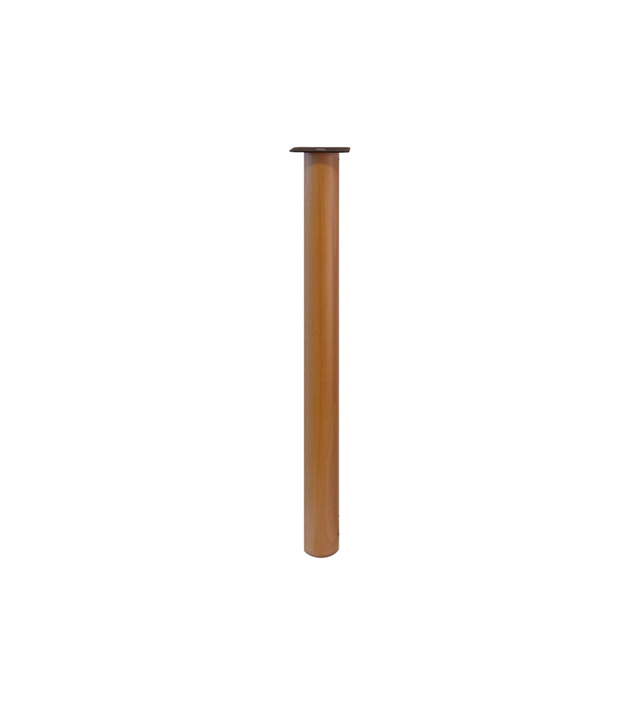 GAMBA IN LEGNO TONDA Ø 62 - H.750 MM. LEGNO GREZZO