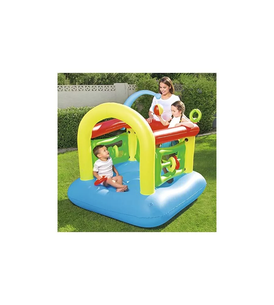 GIOCO GONFIABILE PER BAMBINI DA ESTERNO/INTERNO BESTWAY 140X140X146 CM