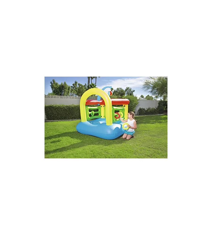 GIOCO GONFIABILE PER BAMBINI DA ESTERNO/INTERNO BESTWAY 140X140X146 CM