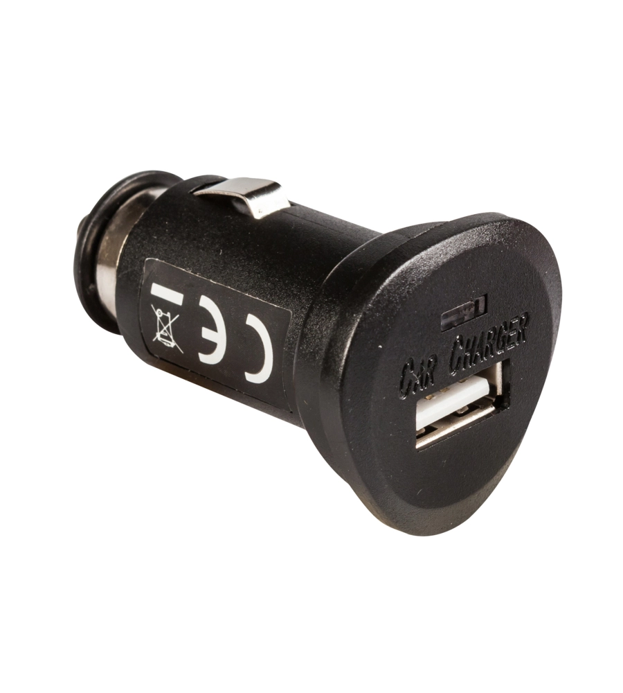 POLY POOL - ALIMENTATORE USB PER ACCENDISIGARI AUTO NERO