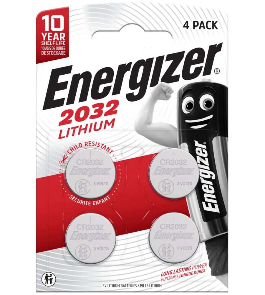 BATTERIE AL LITIO ENERGIZER 2032 4 PEZZI
