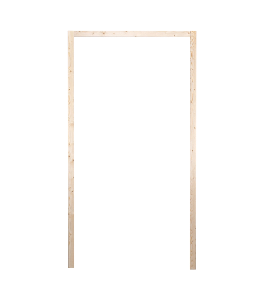 CORNICE PORTA UNIVERSALE IN PINO, H210 CM