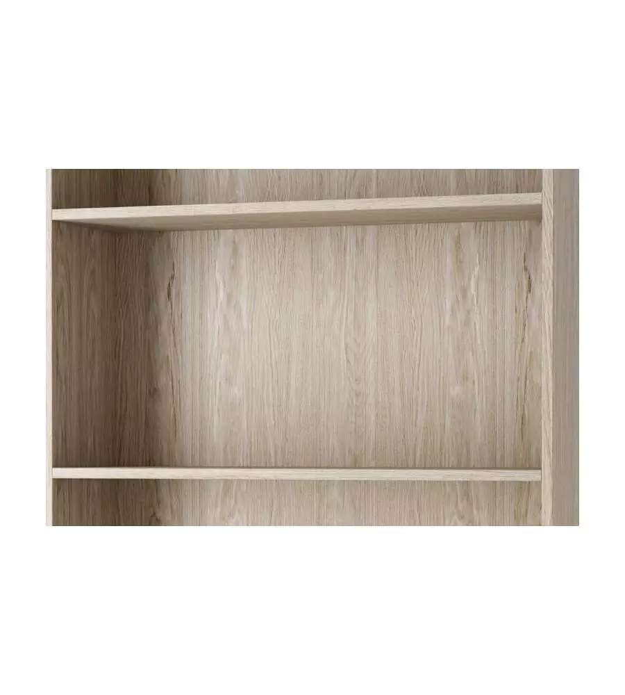 SET DI 2 RIPIANI PER LIBRERIA - TINTA QUERCIA