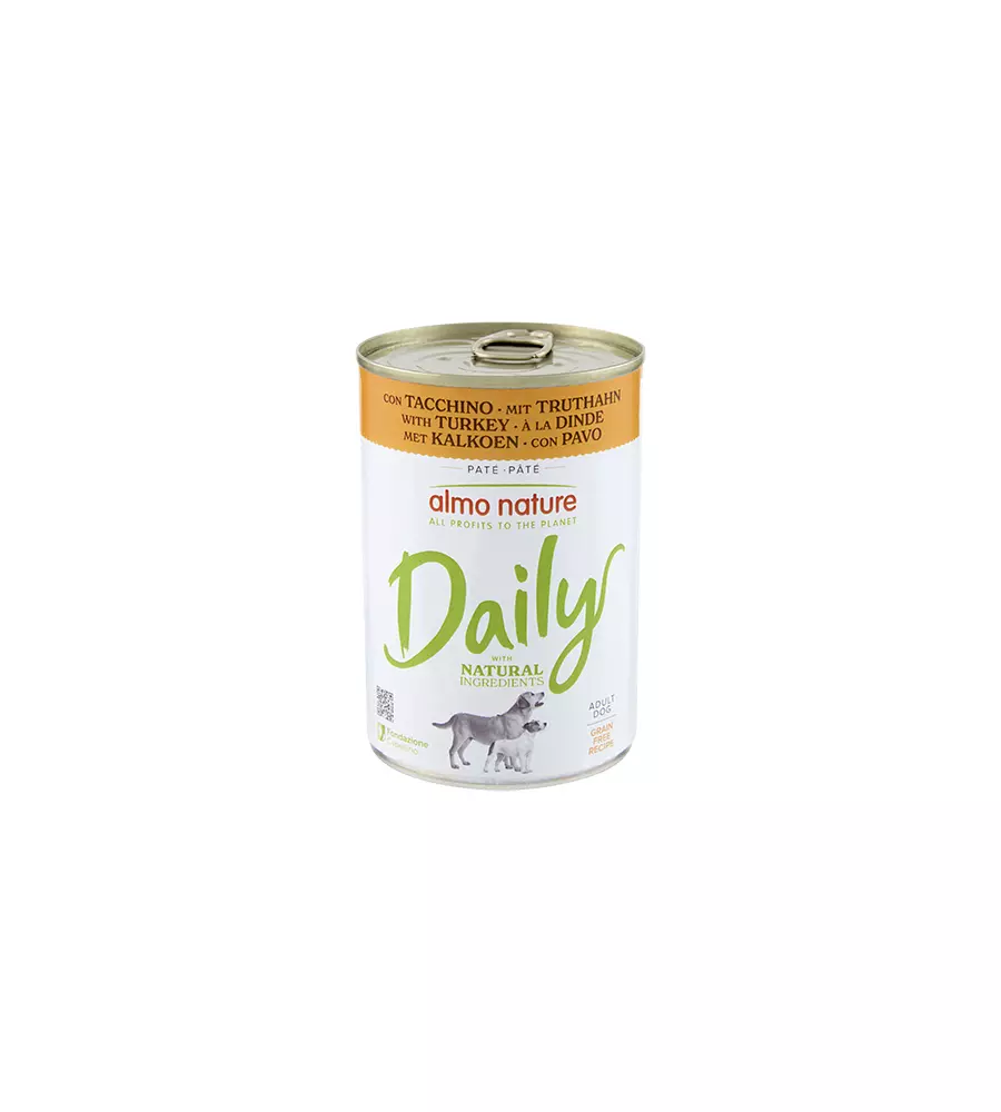 ALIMENTO UMIDO CANI ALMO NATURE "DAILY" CON TACCHINO 400 GR