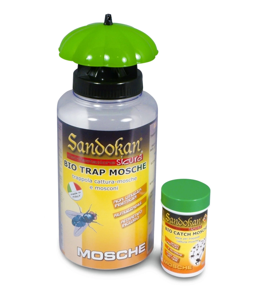 TRAPPOLA PER MOSCHE E INSETTI SANDOKAN "BIO-TRAP"