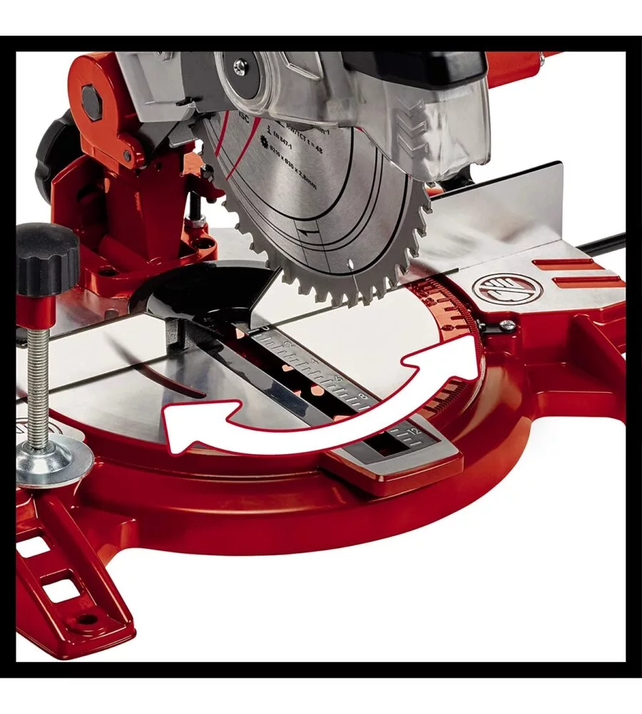 TRONCATRICE PER LEGNO EINHELL "TC-MS 2112" 1400 WATT DIAMETRO LAMA 210 MM