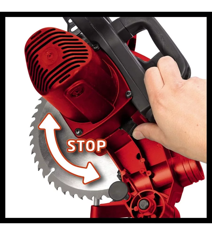 TRONCATRICE PER LEGNO EINHELL "TC-MS 2112" 1400 WATT DIAMETRO LAMA 210 MM