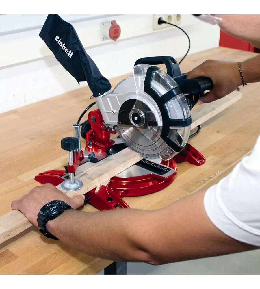 TRONCATRICE PER LEGNO EINHELL "TC-MS 2112" 1400 WATT DIAMETRO LAMA 210 MM