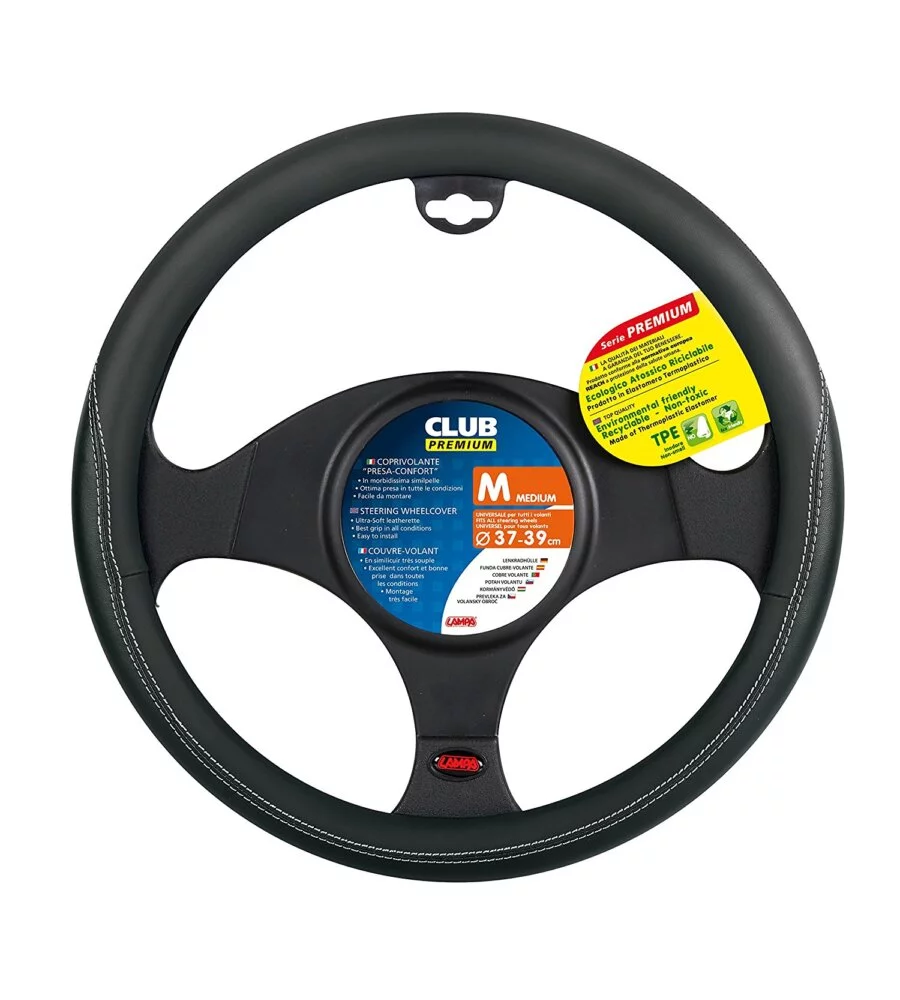 COPRIVOLANTE TPE CLUB NERO 37 - 39 CM  33066