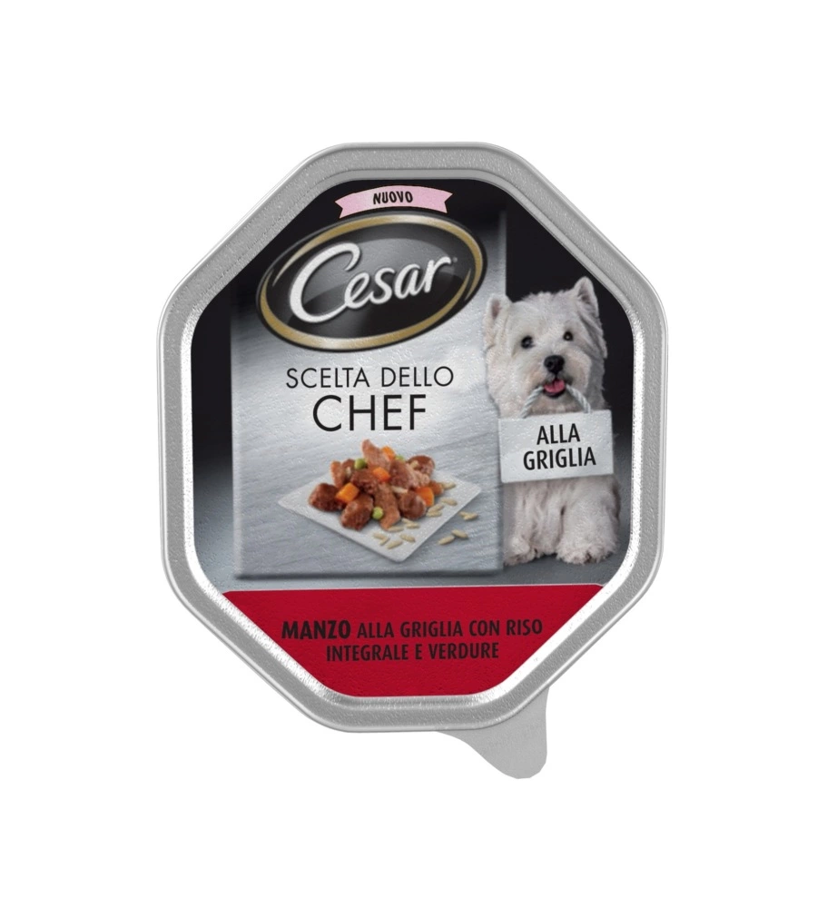 CESAR - UMIDO PER CANI MANZO, RISO E VERDURE 150 GR