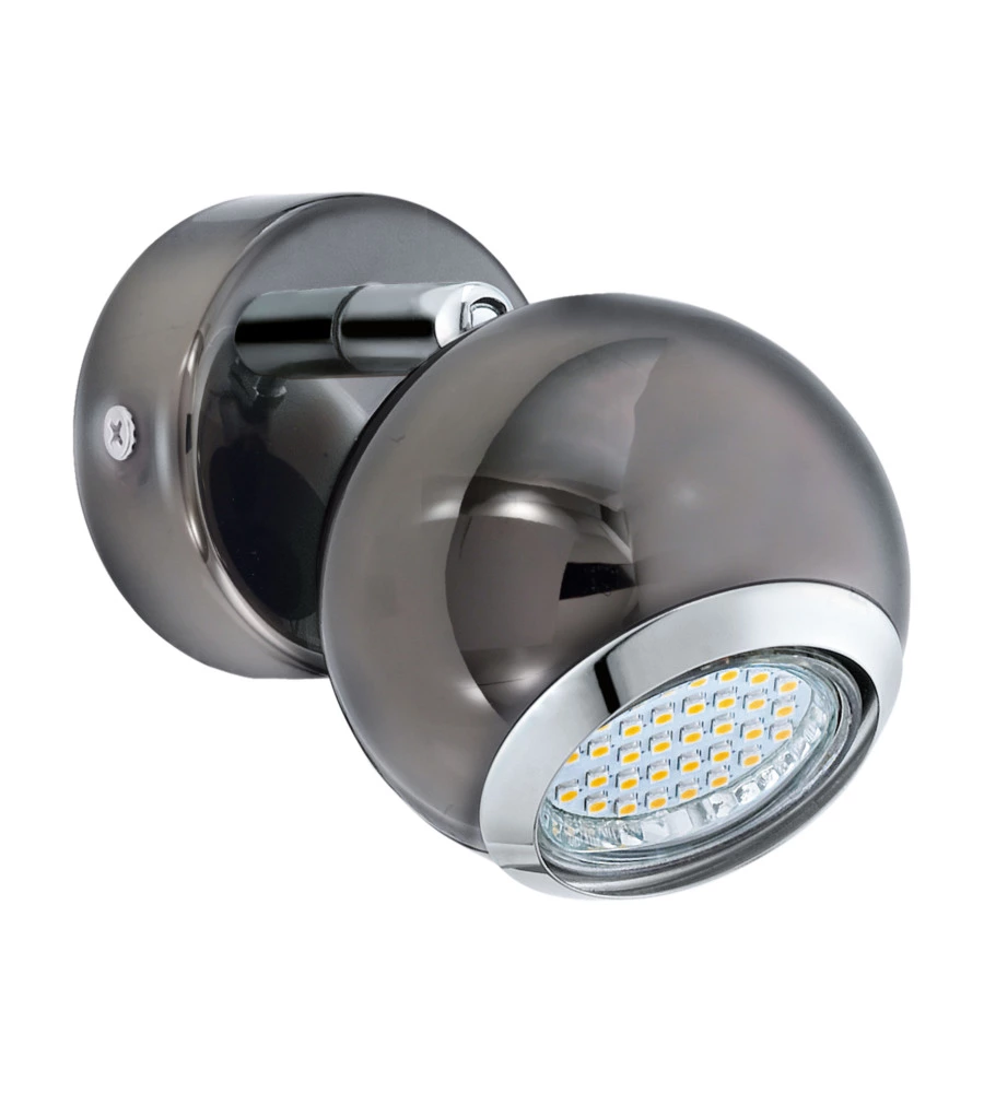 BIMEDA - FARETO 1 X 2,5W GU10LED  ACCIAIO/NICKEL