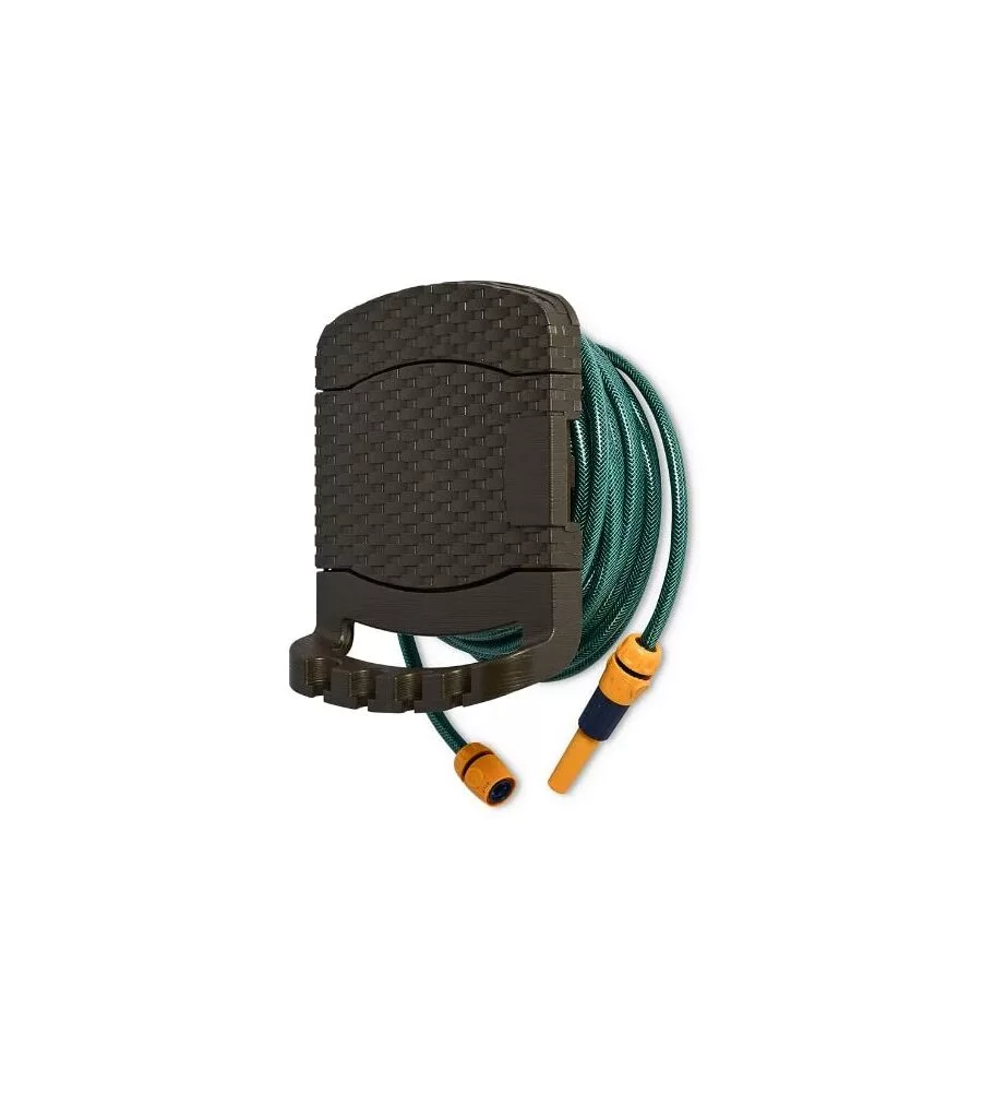 PORTATUBO DA PARETE COMPLETO DI TUBO DA 15 METRI E SET RACCORDI - TOOMAX