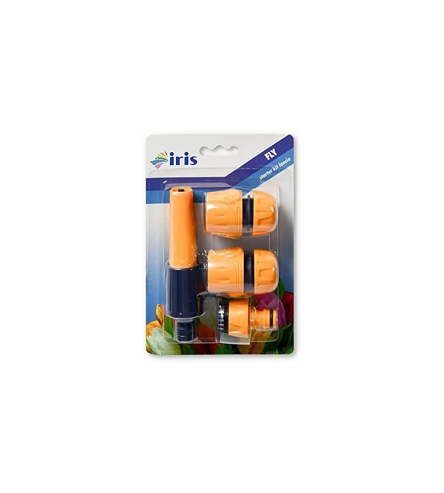 PORTATUBO DA PARETE COMPLETO DI TUBO DA 15 METRI E SET RACCORDI - TOOMAX