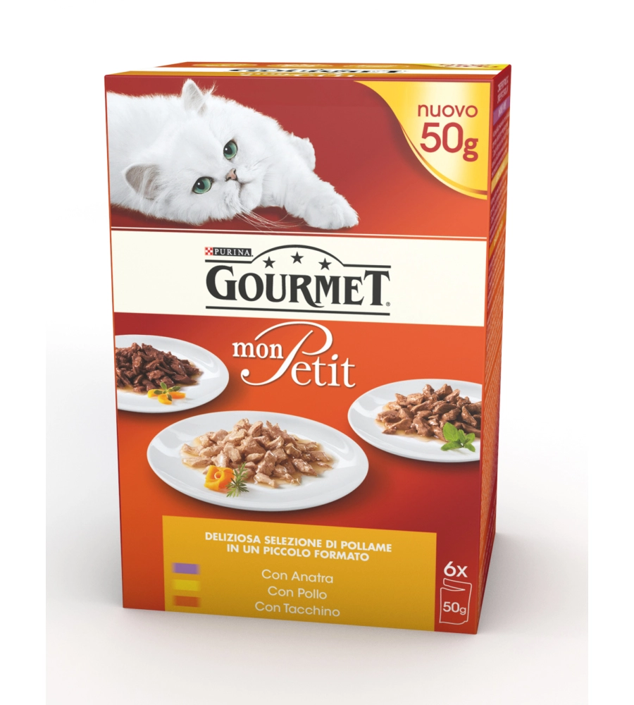 GOURMET MON PETIT POLLAME ANATRA/POLLO/TACCHINO.