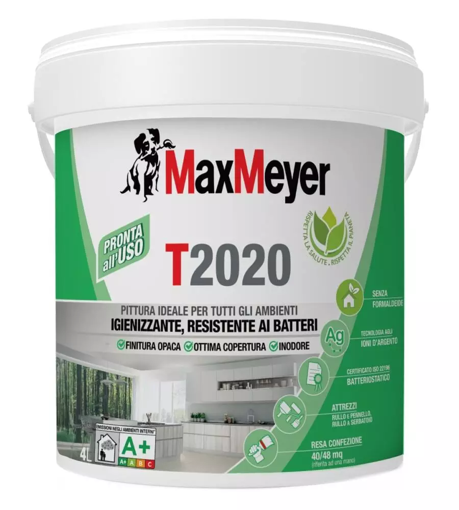 PITTURA T2020 IGIENIZZANTE BIANCO LT 4