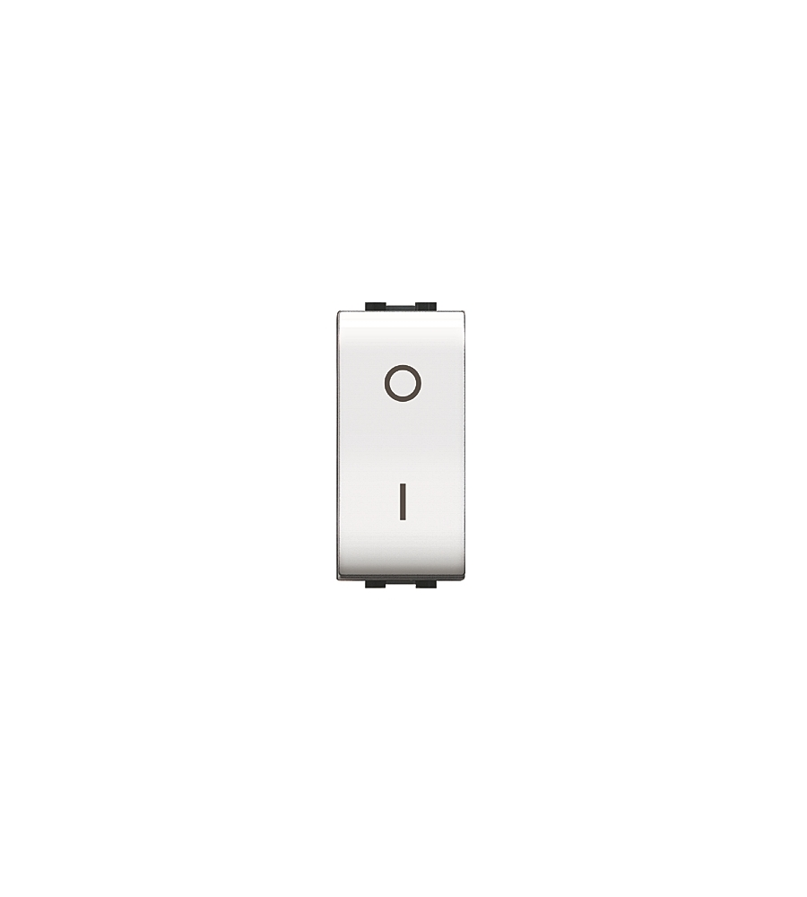 INTERRUTTORE  BIPOLARE SERIE MYLIFE 16AX - BIANCO.