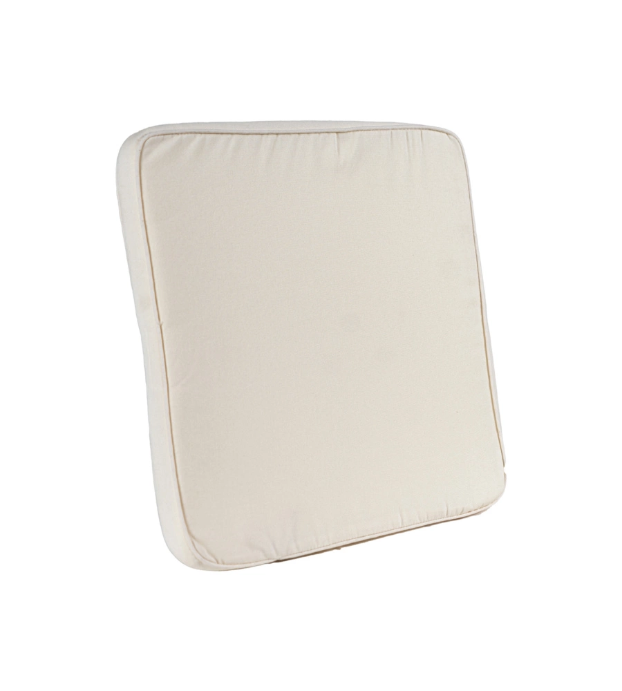 CUSCINO PER SEDIA DA ESTERNO COLOR ECRU CON SCHIENALE