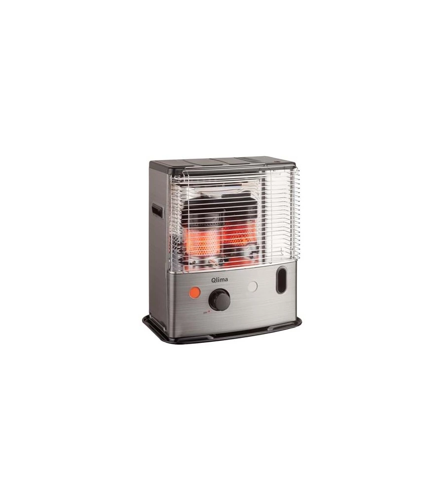 STUFA A COMBUSTIBILE LIQUIDO PORTATILE QLIMA "R 7127" NERO 2,7 KW