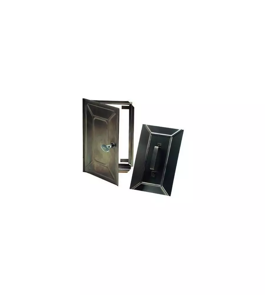 PORTINE CAMINO DOPPIE CON CHIAVE, 155 x 235 MM.