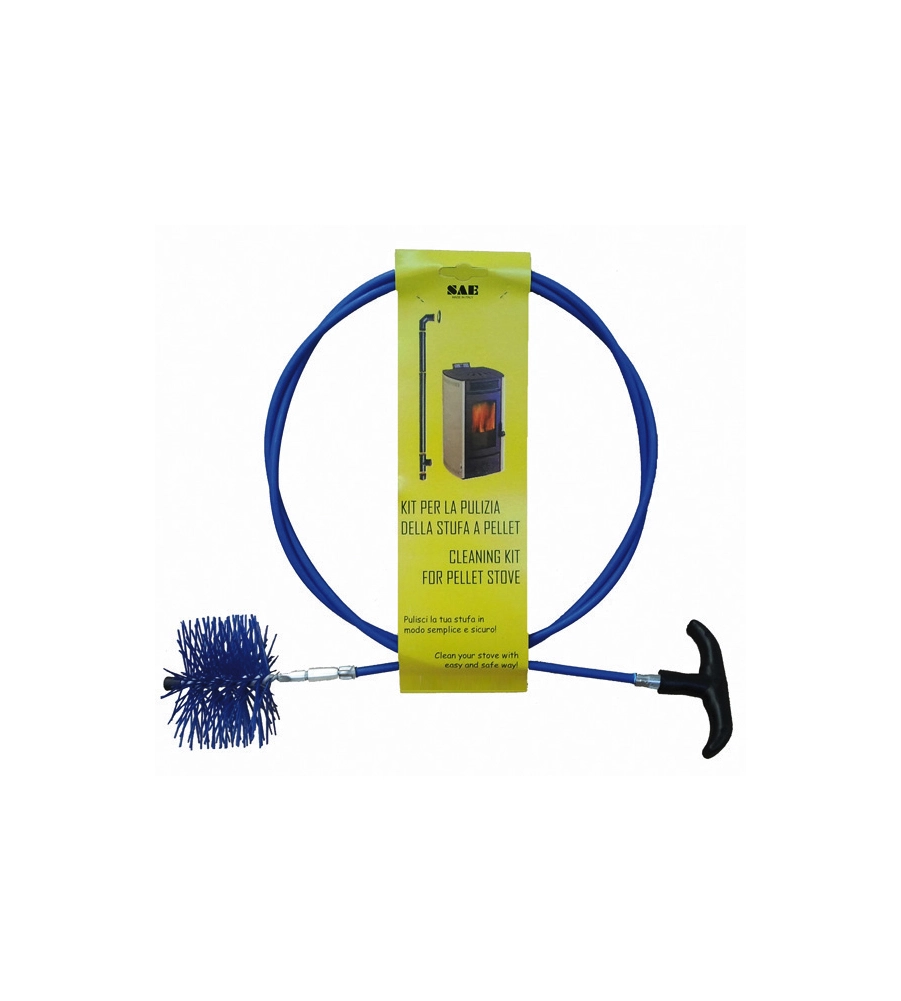 KIT SPAZZACAMINO PER STUFA PELLET