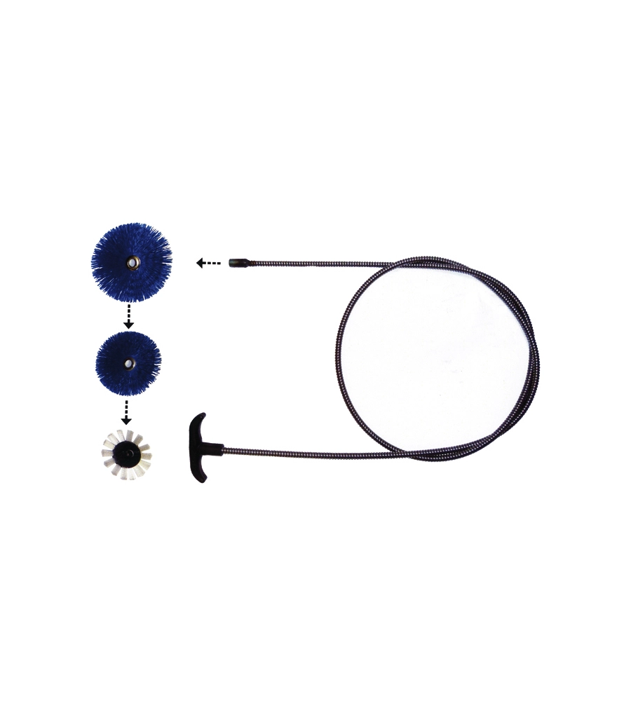KIT SPAZZACAMINO PER STUFA PELLET