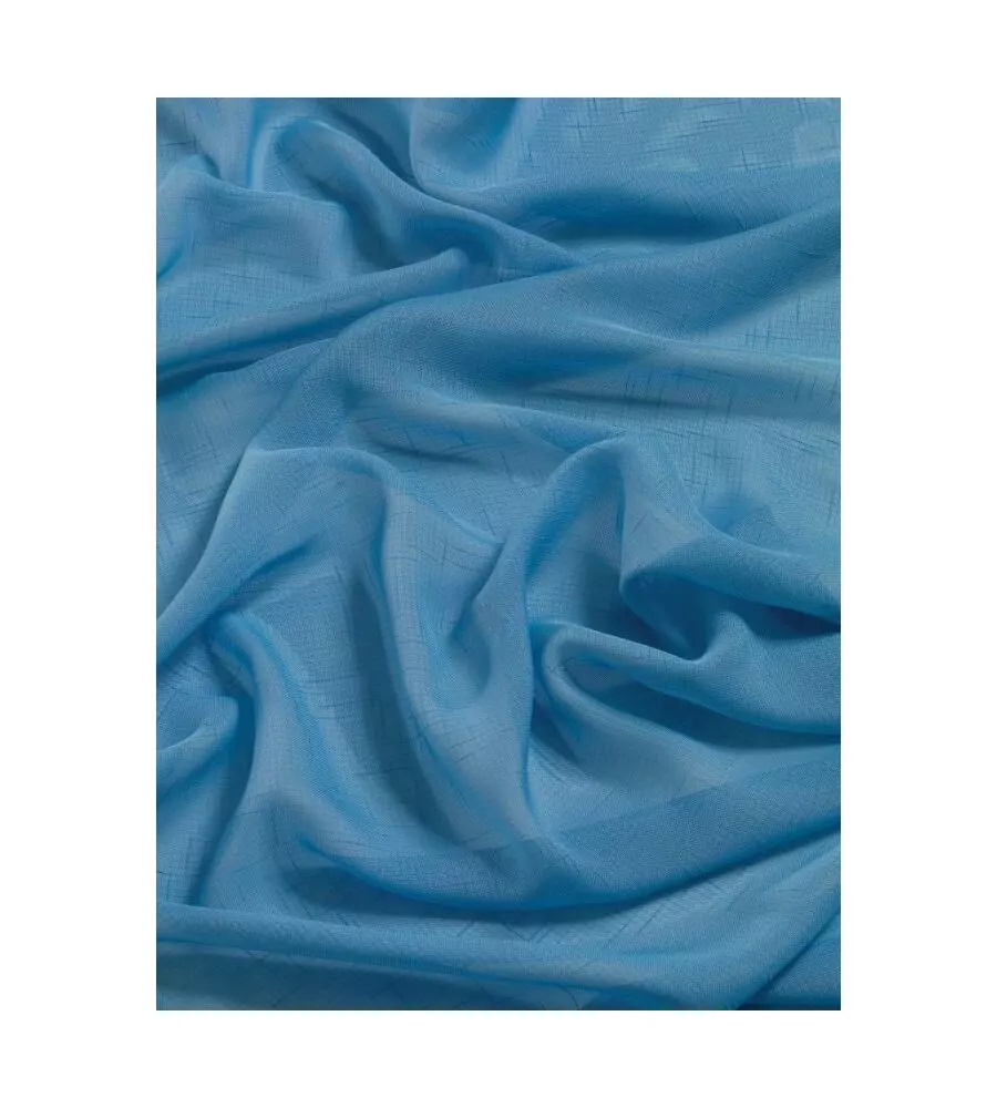 COPPIA TENDINE BOUCLE SOFT BLU 70X240