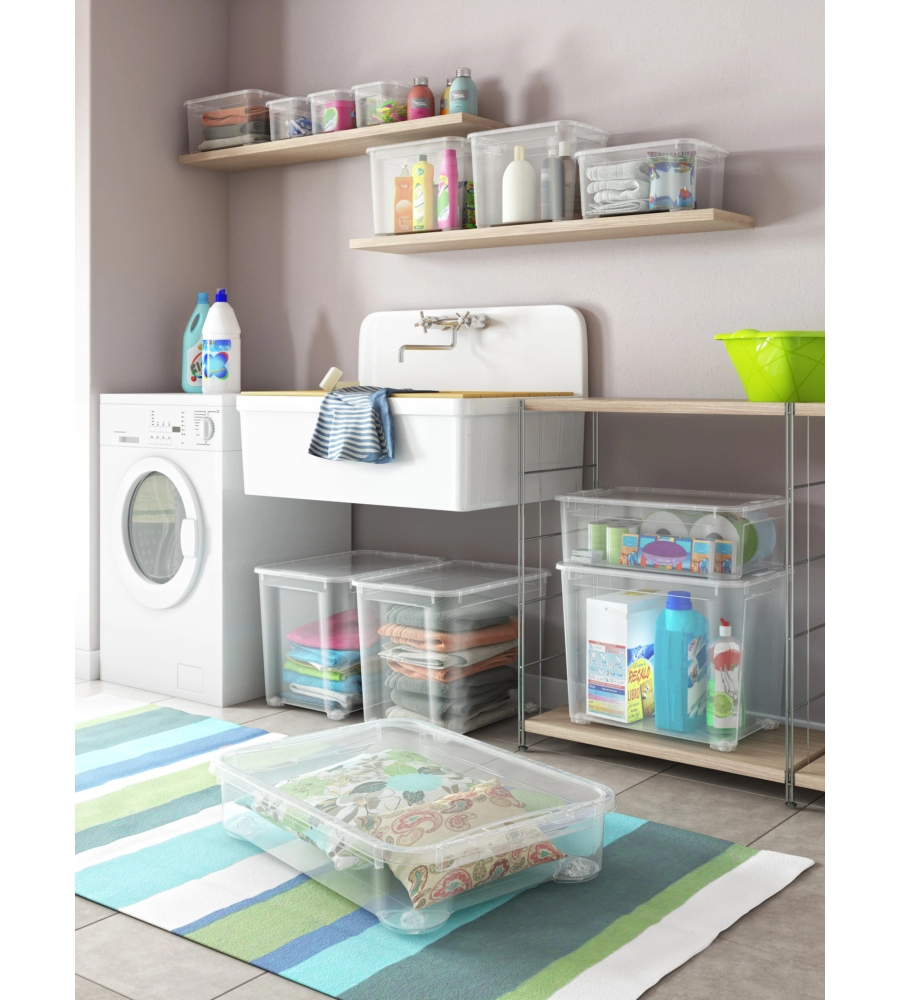 CONTENITORE CON COPERCHIO TRASPARENTE "TBOX" MINI