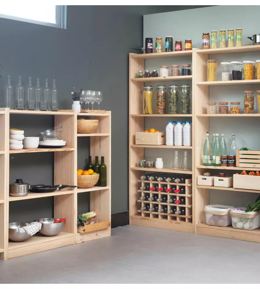 LIBRERIA "GALA" CON 3 RIPIANI 80x25x118 CM