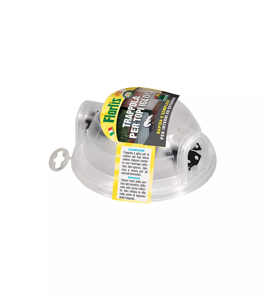 TRAPPOLA PER TOPI FLORTIS "IGLOO", 1 PEZZO