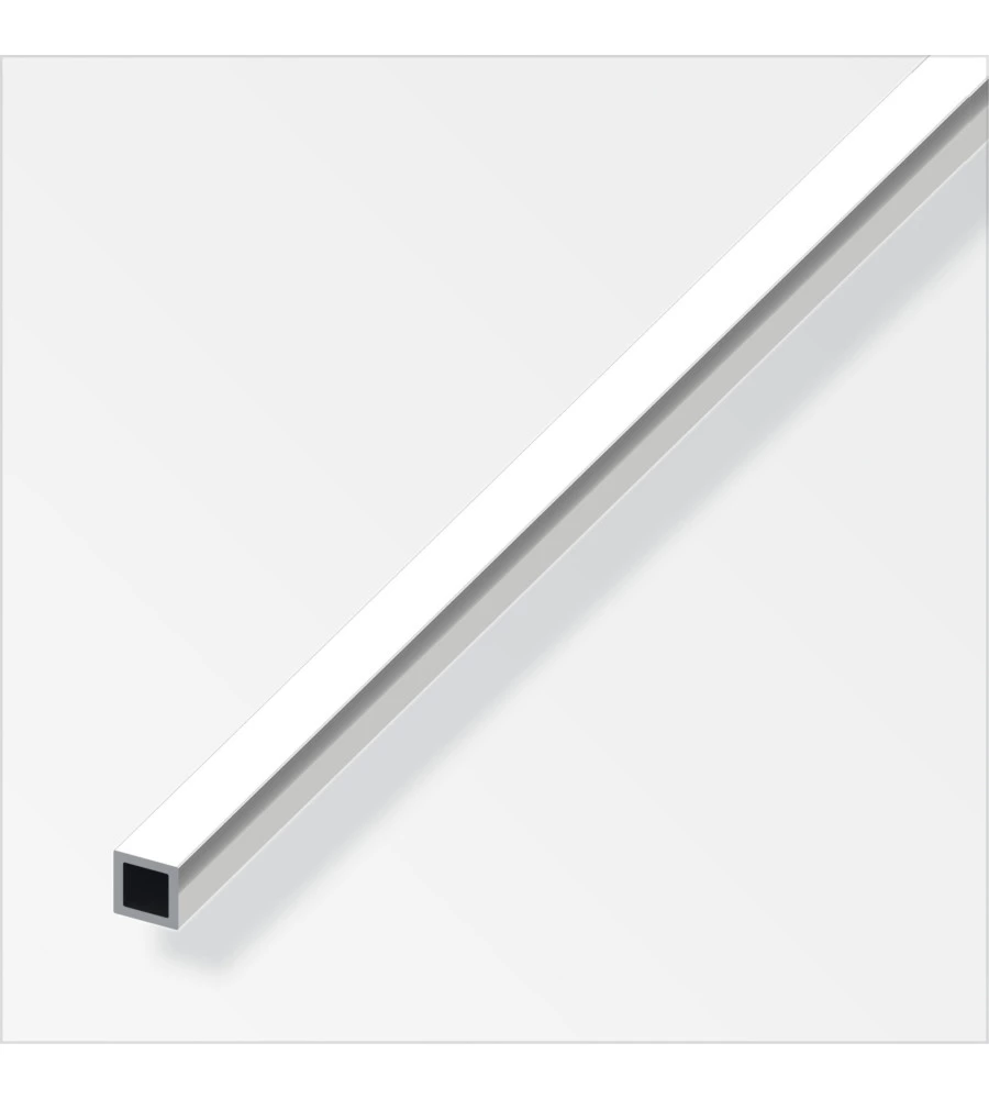 TUBO QUADRATO ALLUMINIO 15x15 BRIL.- 1 METRO.